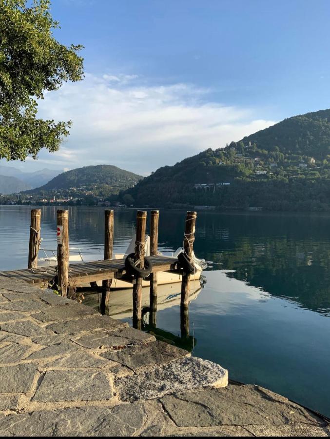 Villa Giardino Con Pontile Sul Lago D'Orta In Riva Orta San Giulio Exterior photo